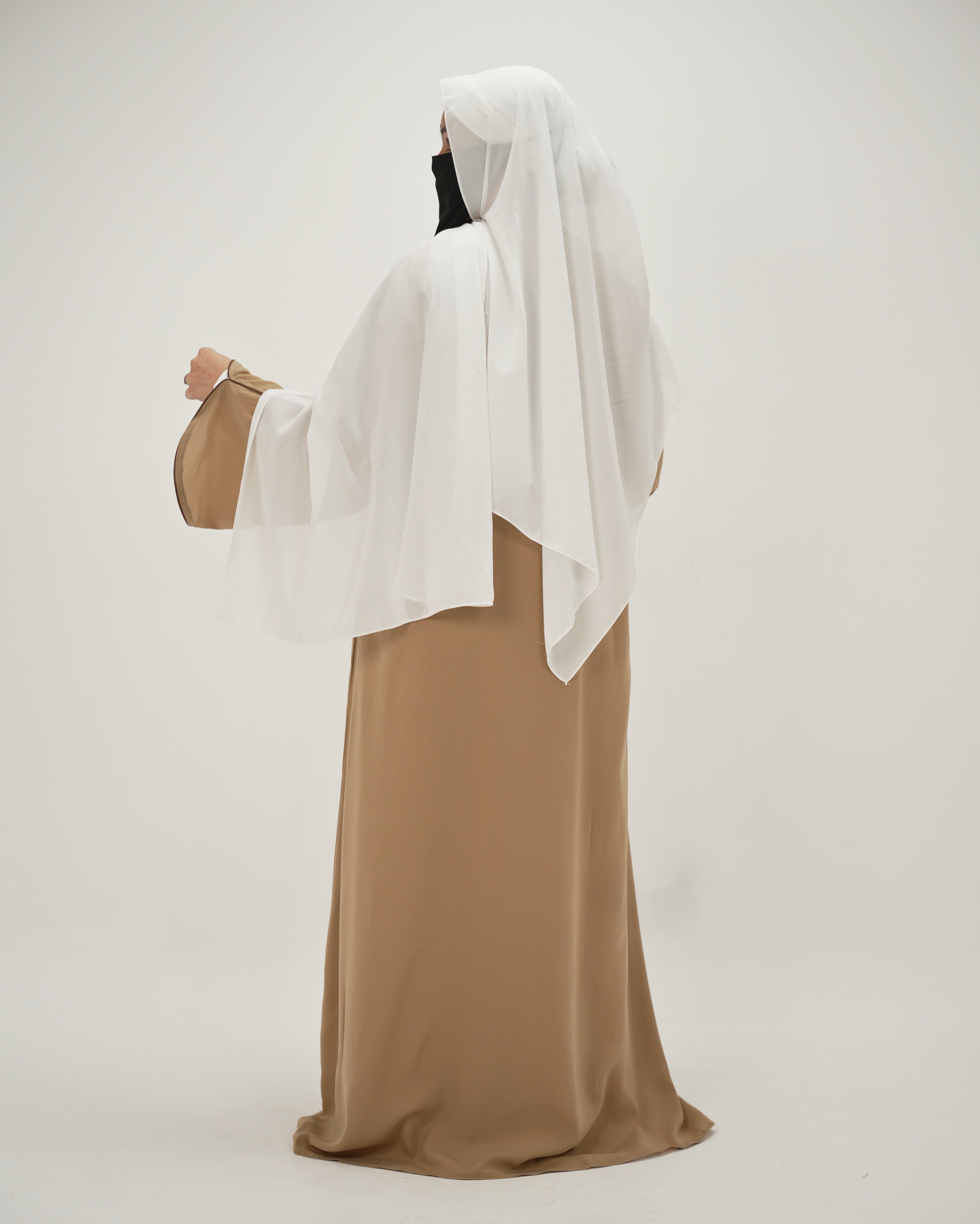 Sakinah | Shrug Abaya Set - Beige
