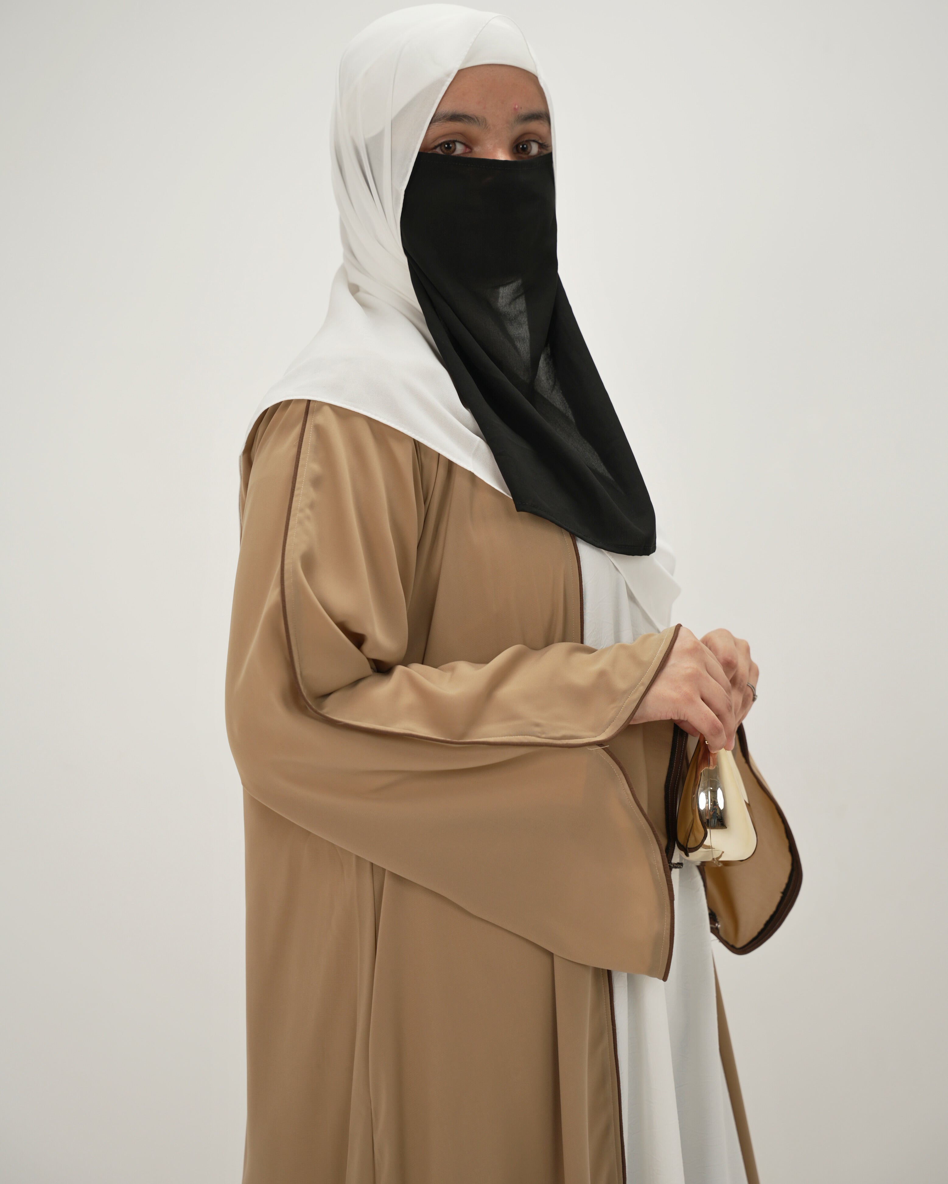 Sakinah | Shrug Abaya Set - Beige